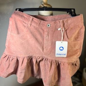 Mayoral size 14 corduroy skirt. NWT
